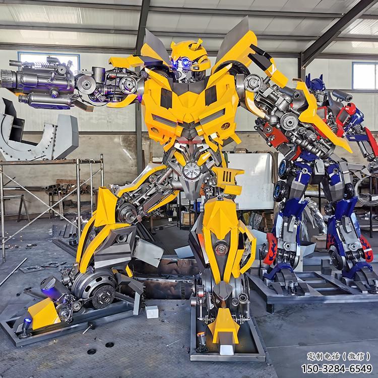 草地機器人雕塑廠家 現代校園卡通雕塑 大型動漫雕塑