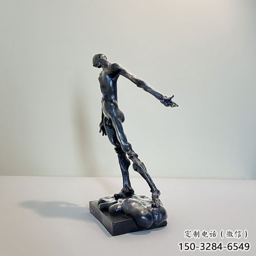 戶外人體雕塑 噴漆肖像雕塑 鑄銅西方雕塑