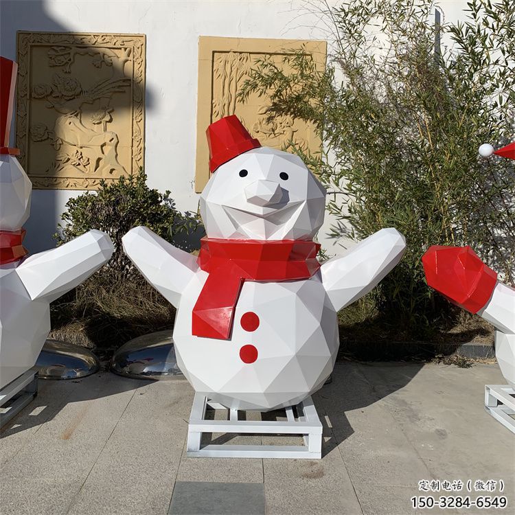 制作雪人雕塑 創(chuàng)意景觀雕塑 卡通擺件