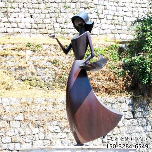 仿古女人雕塑 騰飛草地女性雕塑 房地產(chǎn)歐式雕塑