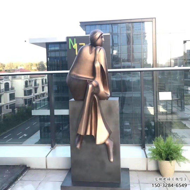 女人雕塑 景觀校園女性雕塑 商業(yè)街歐式雕塑