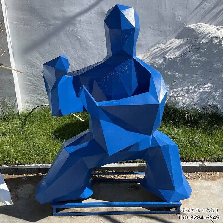 仿古太極雕塑 庭院彩繪雕塑 田間小品