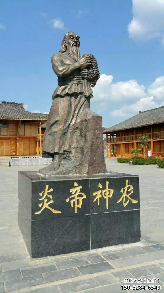 黃銅皇帝雕塑 鏤空創意古代雕塑 別墅區雕塑