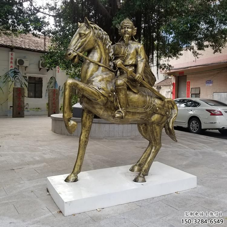 園林騎馬人雕塑 城市廣場雕塑 步行街?jǐn)[件