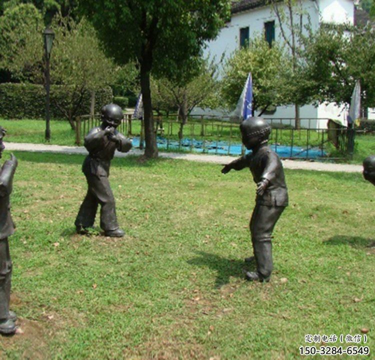 草地小孩子雕塑 現代校園兒童雕塑 大型童趣雕塑