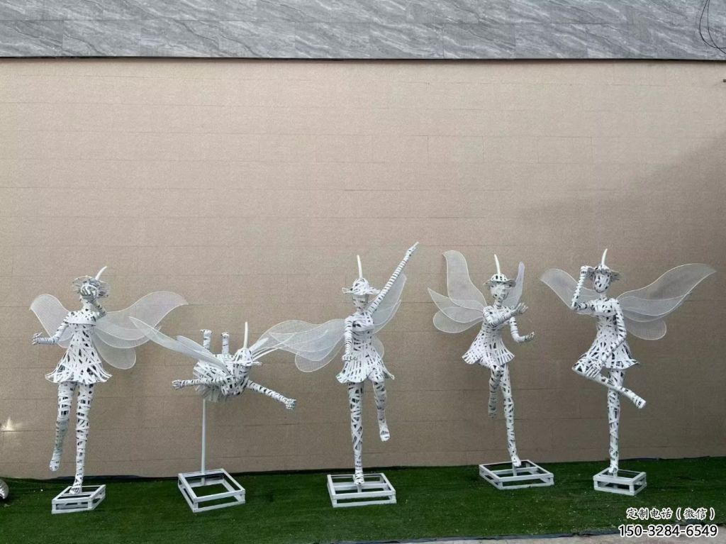 美陳小精靈雕塑 異形卡通雕塑 酒店動漫雕塑