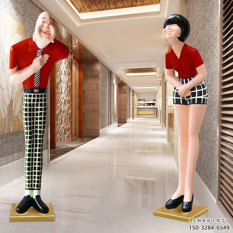 園林迎賓雕塑 田間彩繪雕塑 仿真擺件