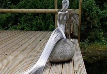 美人魚(yú)雕塑 抽象藝術(shù)雕塑 烤漆動(dòng)漫雕塑