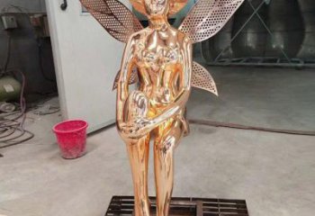 小精靈雕塑，抽象卡通雕塑，美陳人物擺件 (3)