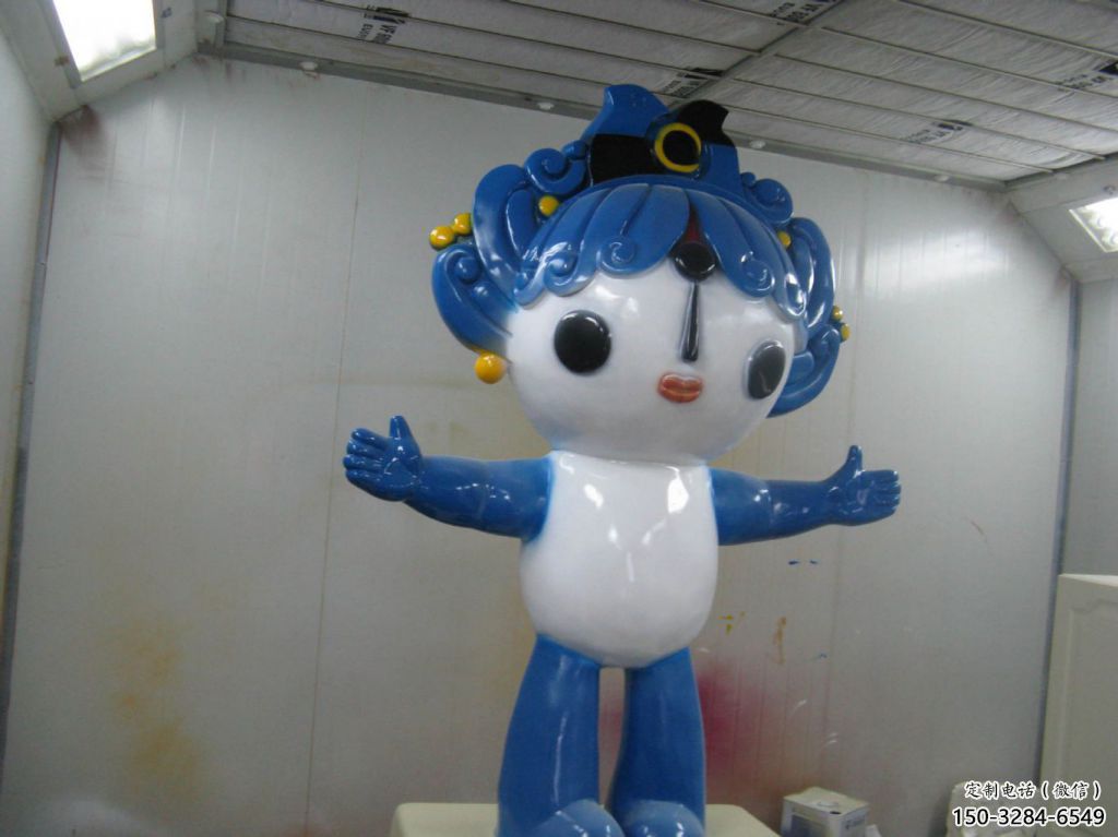 大型福娃雕塑 歐式步行街體育雕塑 彩繪奧運雕塑