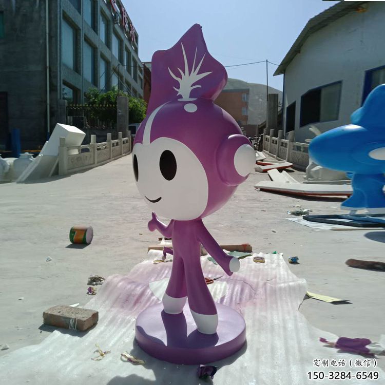 園林福娃雕塑 大型景觀體育雕塑 中式奧運雕塑