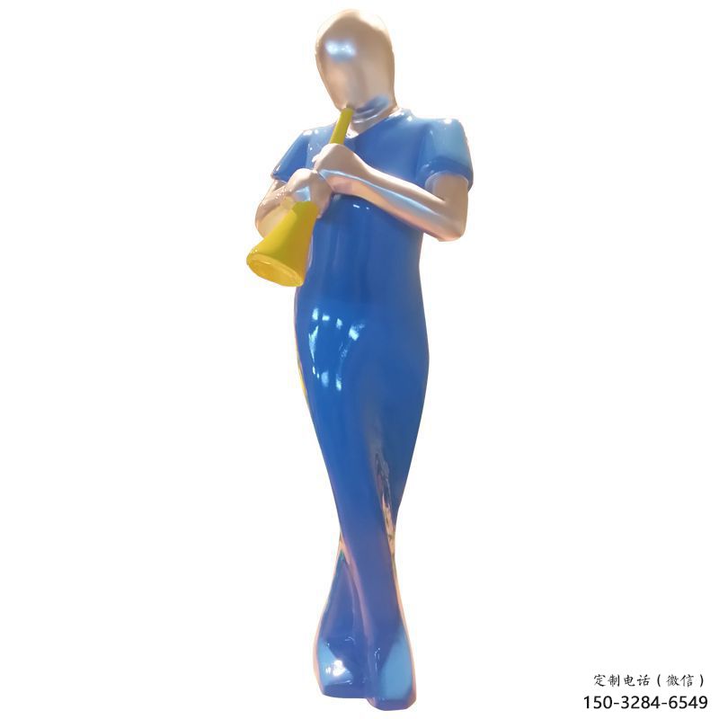 村口吹拉彈唱雕塑 啞光音樂雕塑 公園音樂人雕塑