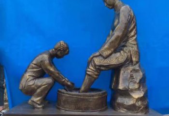 廣場孝道雕塑 抽象景觀古代雕塑 烤漆文化雕塑