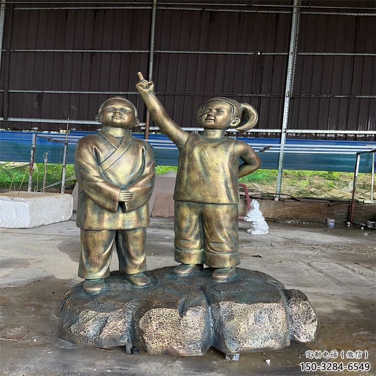 學校讀書雕塑 酒店公園雕塑 風景區(qū)擺件