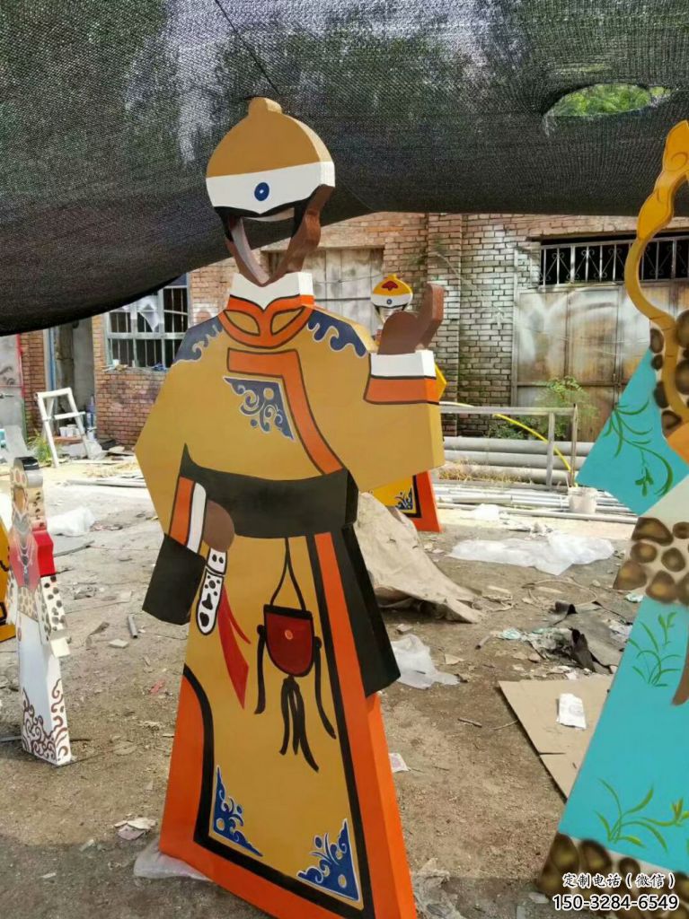 室內(nèi)皮影雕塑 仿真雕塑 大型傳統(tǒng)雕塑