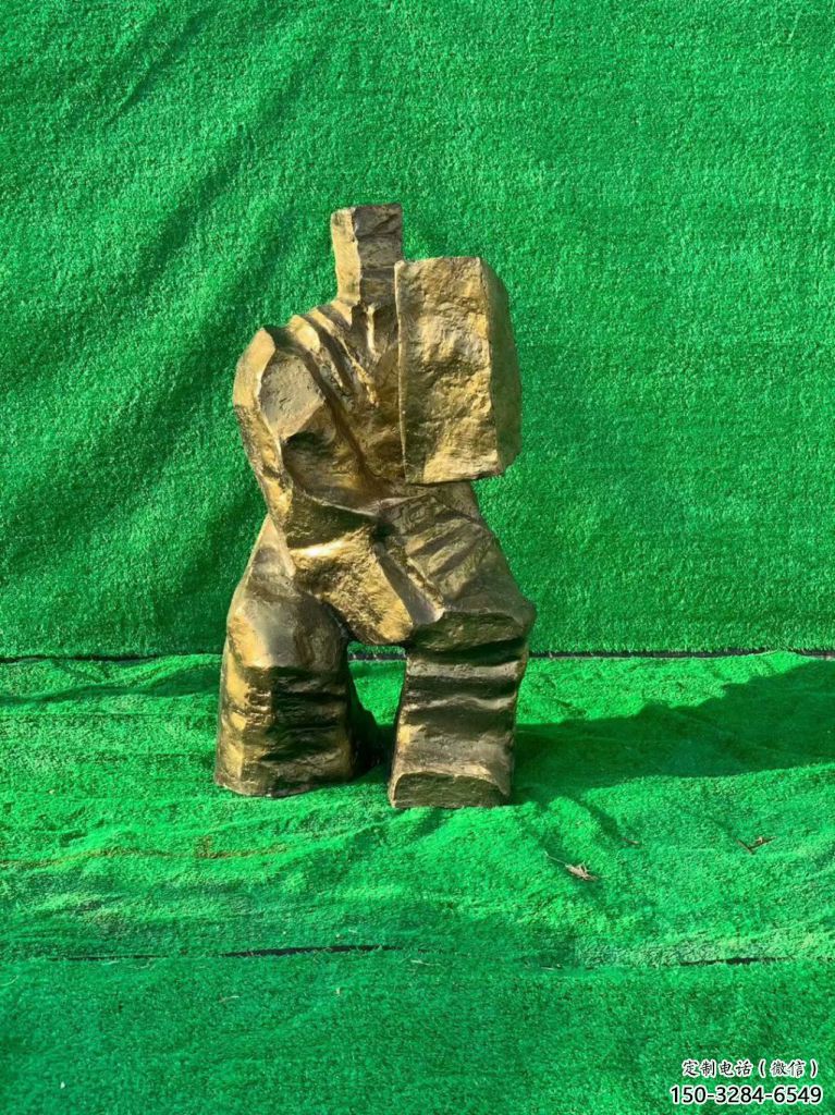 戶外武術雕塑 噴漆功夫雕塑 抽象練拳雕塑