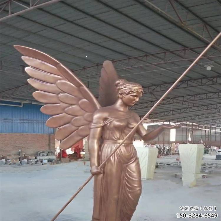 農(nóng)村和平女神雕塑 抽象藝術歐式雕塑 烤漆人物雕塑