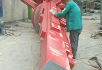 希望中國結雕塑 景觀校園雕塑 商業街文化雕塑