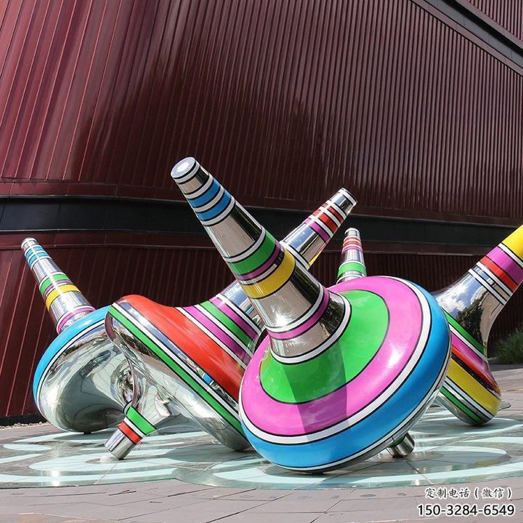 草地陀螺雕塑 現(xiàn)代校園雕塑 大型地標(biāo)雕塑