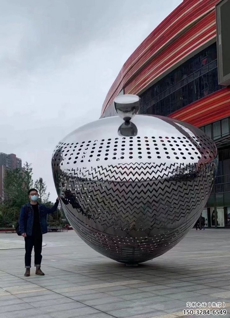 陀螺雕塑 仿真景觀雕塑 烤漆地標雕塑