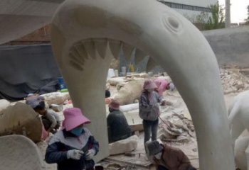 住宅小區(qū)大門雕塑 啞光景觀雕塑 公園拱門雕塑