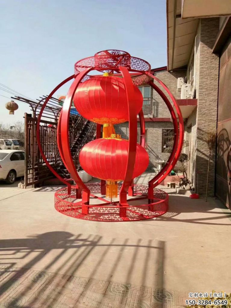 發(fā)光燈籠雕塑 歐式步行街雕塑 大型商場(chǎng)雕塑