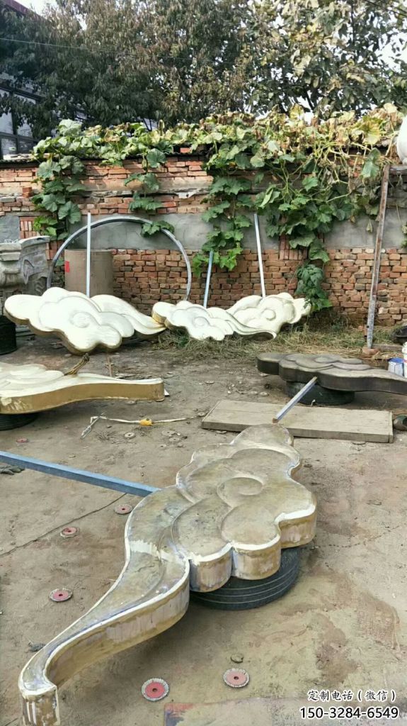 公園云彩雕塑 戶外云團雕塑 抽象祥云雕塑