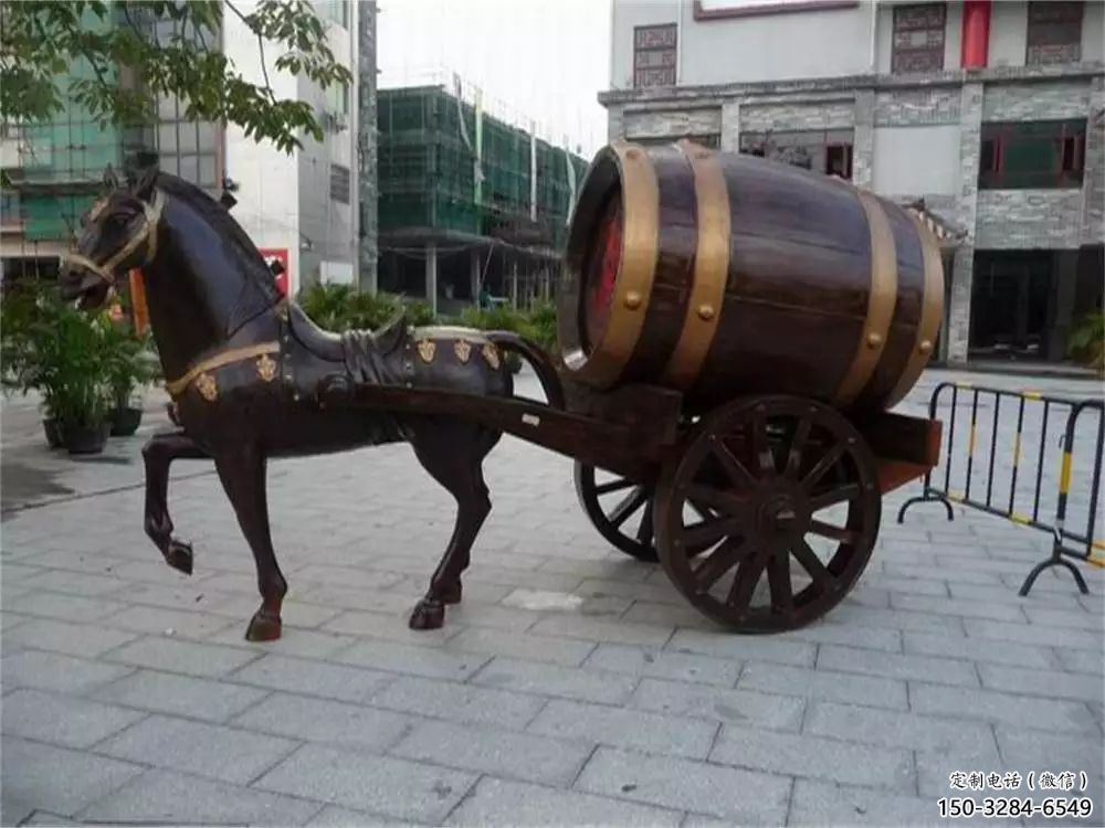 住宅小區酒壇子雕塑 啞光酒文化雕塑 公園酒壇雕塑