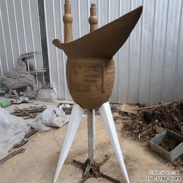 室內酒杯雕塑 仿真杯子雕塑 大型酒杯子雕塑