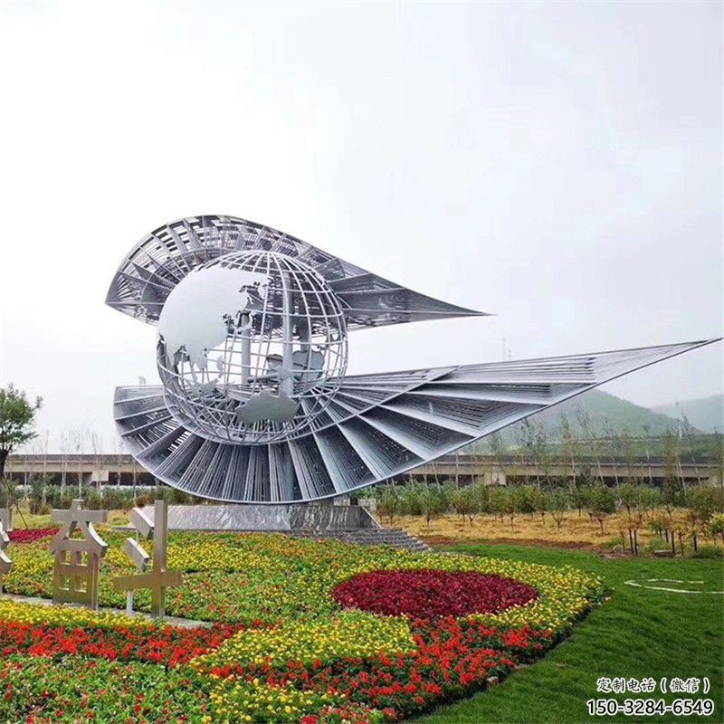 房地產(chǎn)眼睛雕塑 現(xiàn)代雕塑 幾何眼球雕塑