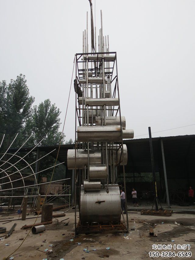 鍛造齒輪雕塑 景觀機械雕塑 戶外工業雕塑