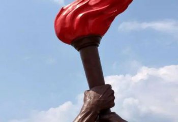 景觀火苗雕塑 仿真景觀雕塑 景觀火焰頭雕塑