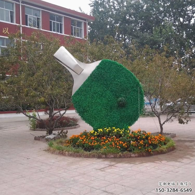 歐式球拍雕塑 抽象希望網球拍雕塑 景觀體育雕塑