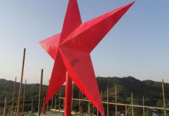 鍛造五角星雕塑 景觀紅色文化 戶外黨建雕塑