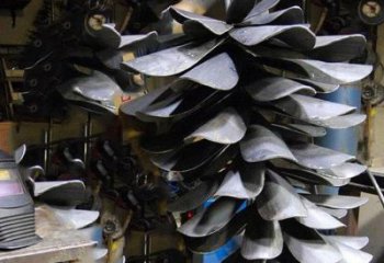 房地產花環雕塑 剪影環形雕塑 鍛造雕塑