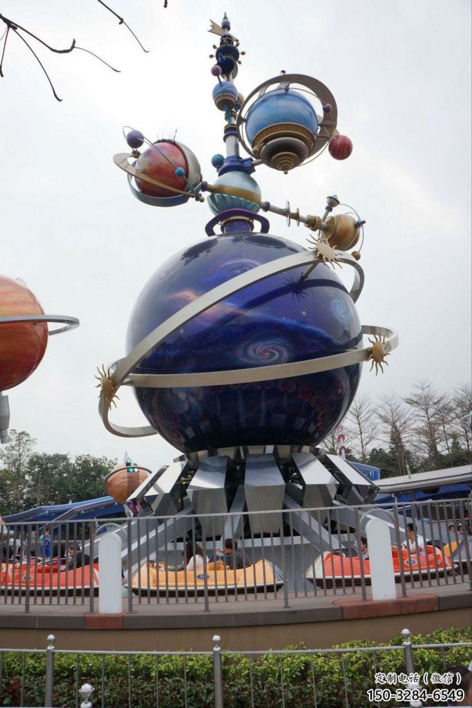 公園飛碟雕塑廠家 創意企業宇宙雕塑 美陳飛船雕塑