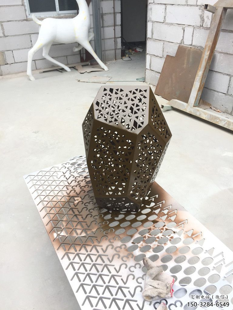 仿古鵝卵石雕塑 騰飛空心石雕塑 房地產雕塑