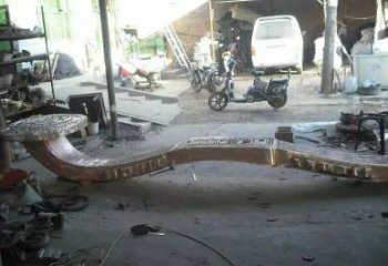 異形如意雕塑 現代校園雕塑 校園建筑雕塑