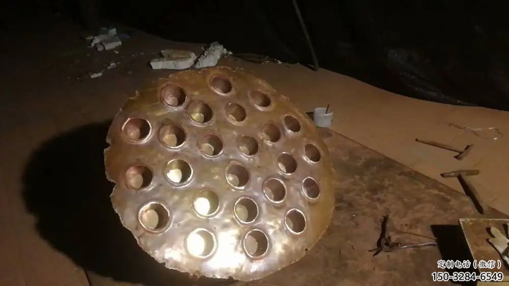 蓮蓬雕塑 歐式步行街植物雕塑 大型雕塑