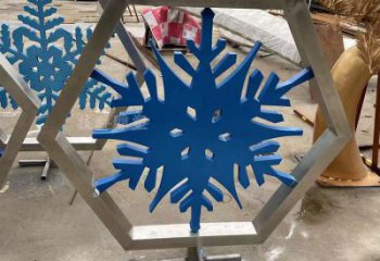 窗花雪花雕塑 彩繪窗花雕塑 現(xiàn)代窗花雕塑