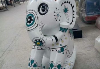 大象雕塑承接，景觀美陳，彩繪大象雕塑訂做