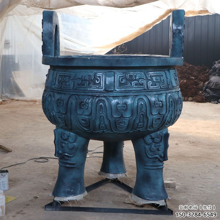 地產標識圓鼎銅雕