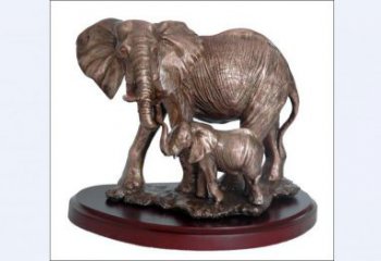 地產(chǎn)大象雕塑供應(yīng)，地標(biāo)擺件，紅銅大象雕塑制造