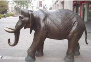 銅大象雕塑優(yōu)選，陸地?cái)[件，銅大象雕塑生產(chǎn)