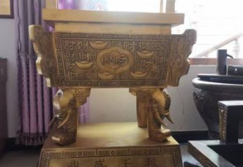 鑄造銅雕塑方鼎