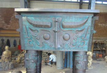 象形紋青銅鼎雕塑