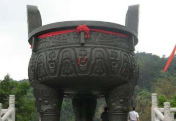 戶外鑄銅圓鼎銅雕生產