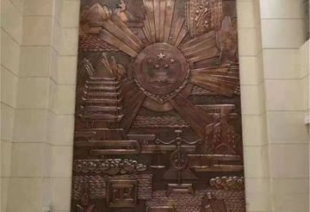 別墅區(qū)校徽雕塑