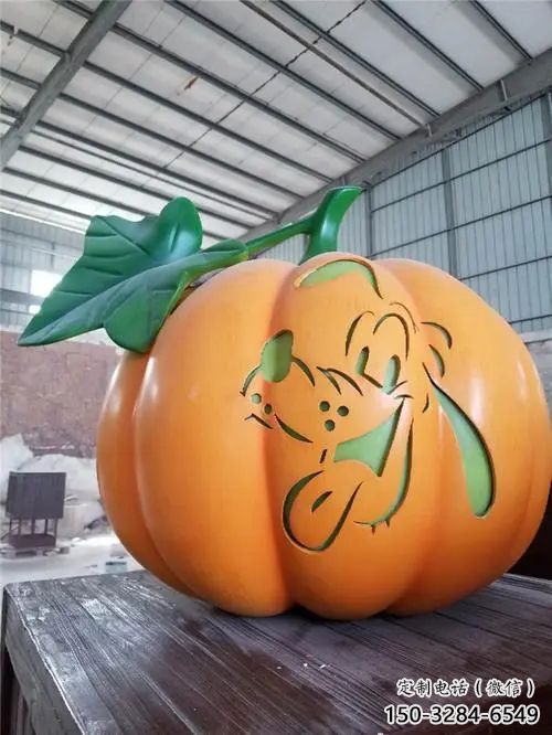 果籃雕塑精選，街頭藝術(shù)，公園南瓜果籃雕塑承接