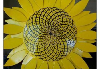 社區花籃雕塑常用，景觀概念，葵花花籃雕塑異型展品